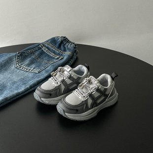 Boys' sneaker 2025 Spring and Autumn New Girls' Torre Shoes Children's Casual Shoes Soft Sole Baby Toddler Shoes