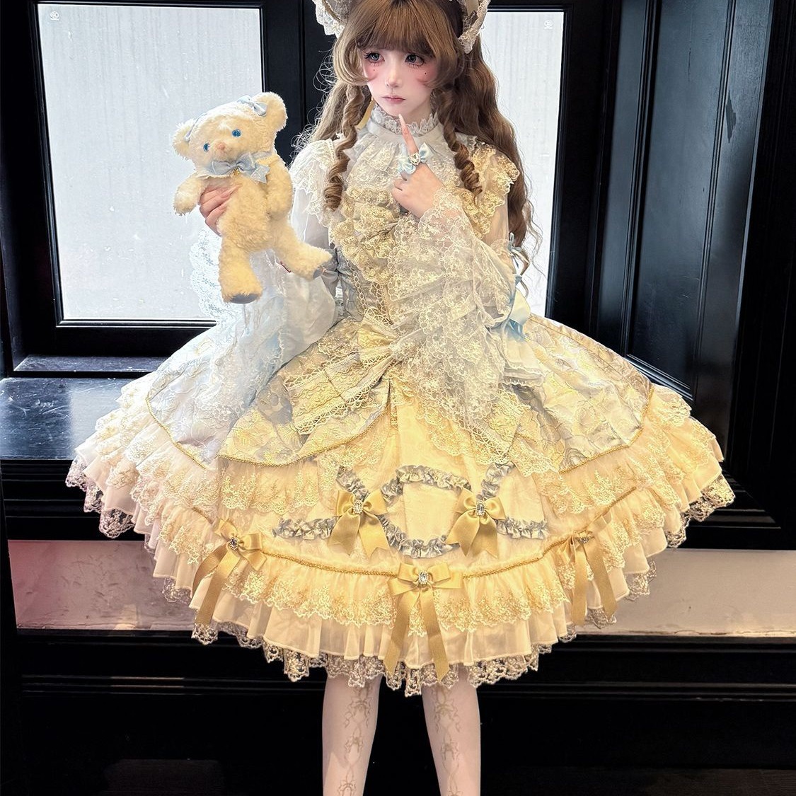 Confession Sweetheart~Original Design Dress-Like Suspender Dress for Women, Sheer and Slim-Fit Style