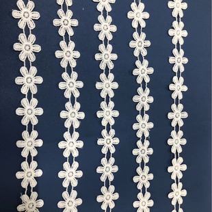 Children's Clothing Decorative Small Flowers Milk Silk Embroider 3cm Water Soluble Lace