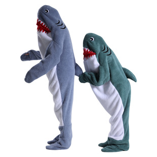 Shark Blanket Adult Super Soft Dolphin Whale Hoodie Shark Sleeping Bag Wearable Loose One-piece Pajamas Now