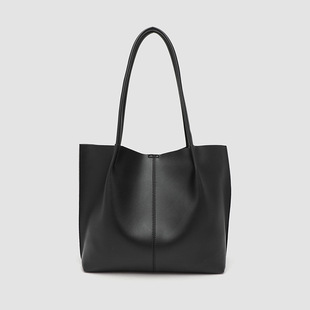 2025 Cross-border Foreign Trade New Retro Simple Tote Bag All-match Shoulder Handbag Large Capacity Commuter Bag
