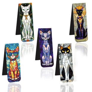 New magnetic bookmark series creative student books reading label folder can be folded in half magnetic bookmark in stock wholesale