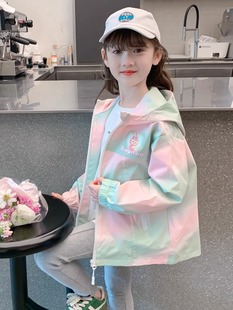 Girls' Outwears Spring & Fall 2024 Popular Style Cute Jackets Kidsren's Popular Girls Spring & Fall Street Tops