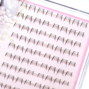 Fine Rabbit Eyelashes Transparent Terrier Large Capacity Mother Born Natural Thick Curly Cartoon Barbie Eyes Big Eyelashes