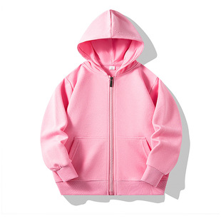 New children's clothing spring and autumn Terry patch bag zipper sweater size children's coat baby class clothes new clothes