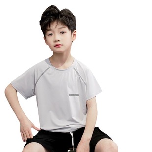 Children's clothing new T-shirt small and medium-sized children's summer T-shirt boys and girls spring and summer outdoor T-shirt outdoor sports top short sleeve
