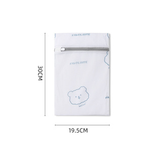 Factory Direct Supply Printed Fine Mesh Laundry Bag Machine Washable Protection Anti-winding Bra Wash Mesh Bag Travel Storage Bag