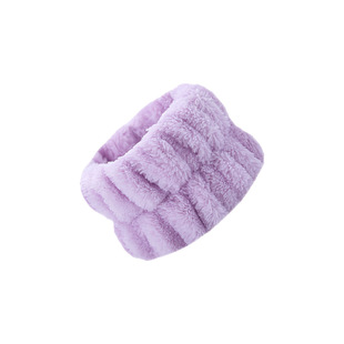 Face washing wrist strap European and American Amazon cross-border flannel sports bracelet band hair band hand washing waterproof wrist protection