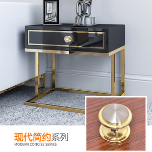 Single Hole Handle Round Button Modern Simple Bedside Table Wardrobe Door Wine Cabinet Drawer Cabinet Round Pull Ring Handle Accessories
