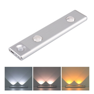 Ultra-thin cat's eye induction lamp LED wardrobe wine cabinet Cabinet Hill lamp wireless human body induction light bar cross-border hot sale