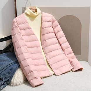 Anti-season clearance thin winter liner down jacket women's short 2024 new inner wear mother warm light coat