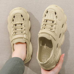Men's Shoes with Shoes on Shoes for Sneakers for Summer Outer Wear Thick-soled Non-slip Deodorant Breathable Sandals for Beach Sports Slippers for Men