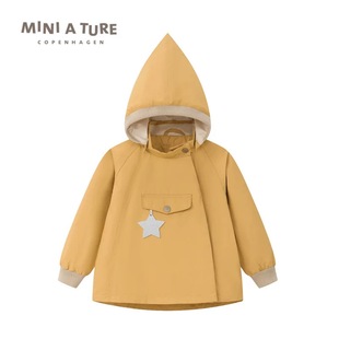 Ins wind spring and summer miniatureMAT boys and girls baby children's clothing children windproof elves hat windbreaker coat presale