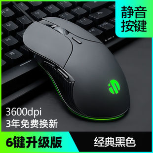 The new mute wired mouse game e-sports home office Internet cafe computer notebook for all kinds of computers