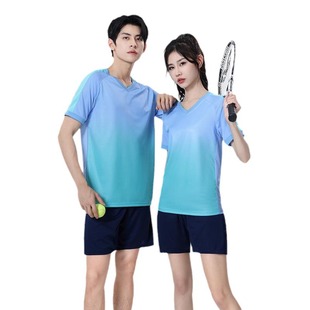 Children's Badminton Clothing suit Boys' Table Tennis Volleyball Tennis Competition Sportswear Female Students' Training Clothing Quick-drying