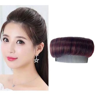 Hair fluffy artifact height increasing skull top top head pad hair artifact wig insert comb female hair comb real hair invisible
