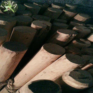 Wholesale 1.4 meters cypress wood sticks solid wood lifting sticks stick pole hoe