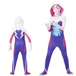 Halloween Costume Children's Bodies Headgear Clothes Miles Adult Spider Tights Chivalrous Woman Gwen cos