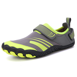 Home Indoor Squat Hard Pull Shoes Couple Gymnastics Yoga Shoes Soft Bottom Shock Absorption Silent Velcro Treadmill Shoes for Men