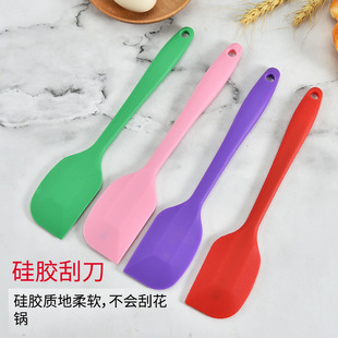 Silicone Spatula integrated FDA cake spatula cream spatula butter small size spatula IDY stirring baking tool