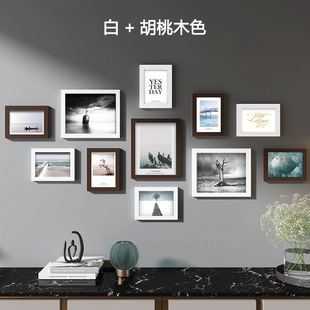Photo Wall combination photo frame creative decoration PVC photo frame wall-mounted photo frame new Chinese style 11 suit factory direct sales
