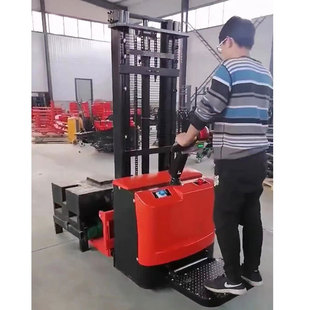 Manual hydraulic stacker electric stacker 1t2t manual handling lift truck electric forklift manual lift truck