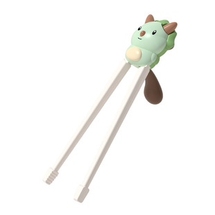 Children's Cartoon Chopsticks Training Chopsticks Baby Tiger Mouth Learning Chopsticks Baby Spoon Food Supplementation Tools Tableware Portable suit