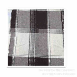 Yarn-Dyed Spring and Summer Plaid Fabric Women's Shirt Pants Fabric Large Plaid Fabric Spot Woven First Dyed Fabric Contrasting Color