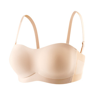 New strapless underwear women's non-slip push-up tube top wrapped chest seamless comfortable soft support wireless bra women