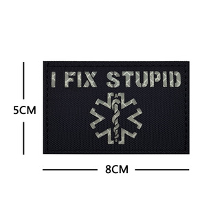 Life star medical rescue EMT EMS emergency medical technician reflective Velcro armband medical package stickers