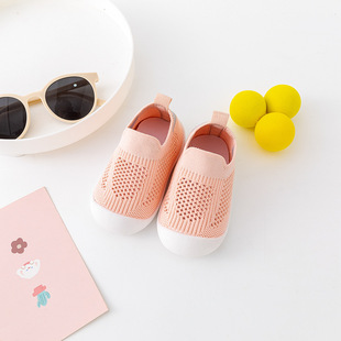 2023 Summer Baby Floor Socks Shoes Solid Color Baby Toddler Shoes Non-Slip Breathable Mesh Children Floor Shoes