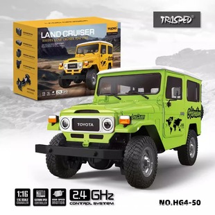 Трансграничная корона 1/16 Toyota электрический RC дистанционного управления автомобиль изысканный подарок свет звуковой эффект FJ40 модель моделирования автомобиля