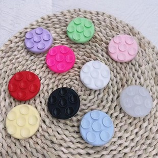 New Silicone Mobile Phone Bracket Mobile Phone Case Universal Airbag Bracket Love Round Air Cushion Desktop Convenient Bracket