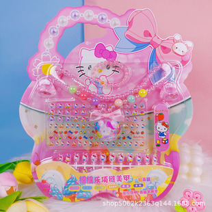 New Sanrio necklace bow children fun handmade diy nail suit manufacturers wholesale