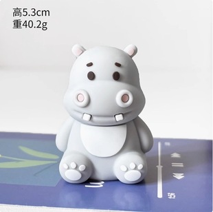 Zoo Cake Decoration Ornaments Giraffe Giant Panda Zebra Elephant Mori Baby Birthday Dessert Table Plug-in
