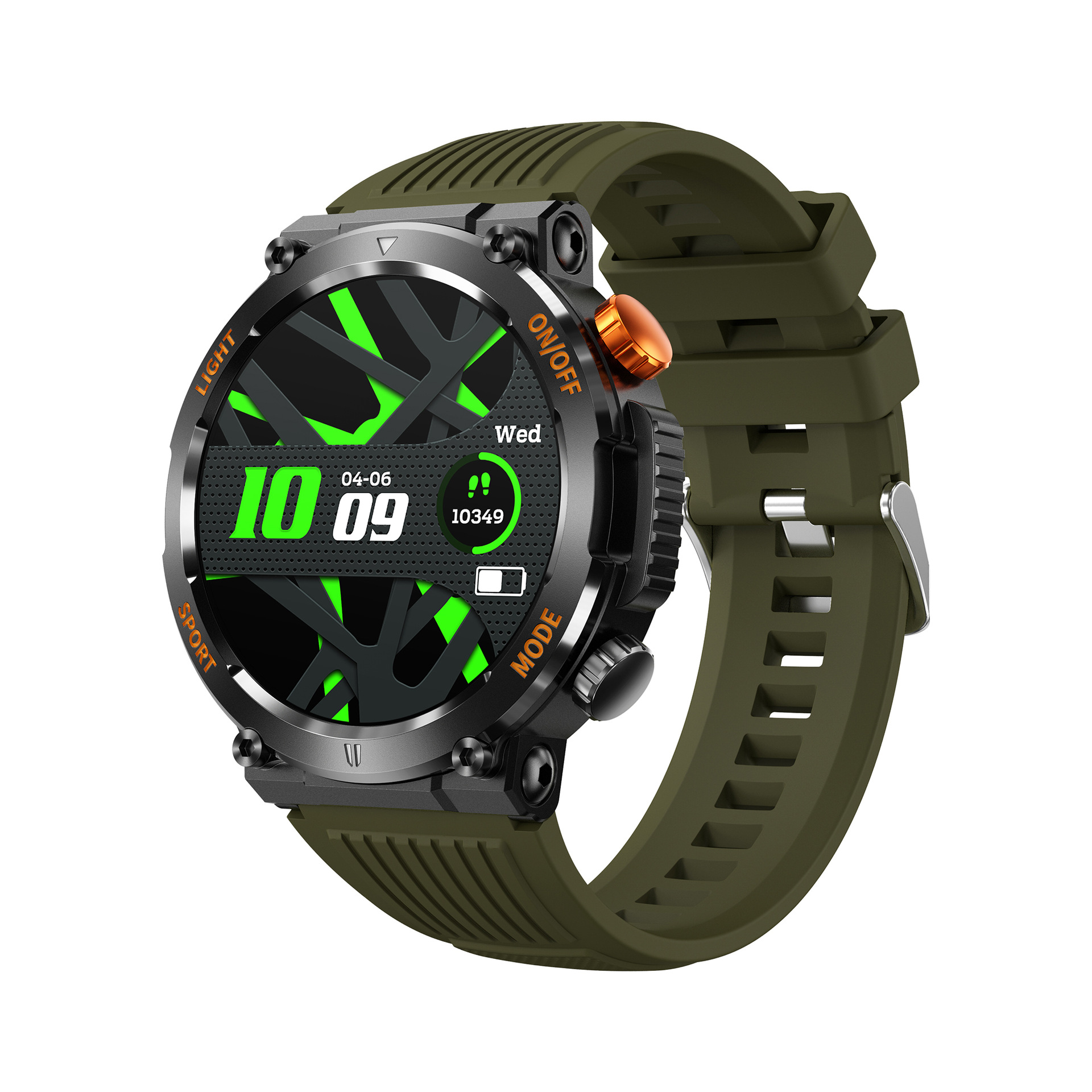Ht17 Outdoor Waterproof Sports Smart Watch Heart Rate and Blood Oxygen Monitoring Compass Bluetooth Call Huaqiangbei Watch
