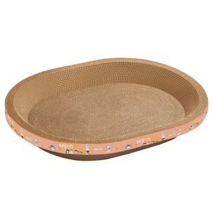 Cat Toy Cat Scratch Board Claw Grinder Cat Nest Scratch Resistant Corrugated Paper Scratch Catch Sleeping Cat Scratch Board Round