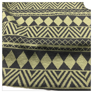 Fashion shoes and hats jacquard ethnic style fabric women's short skirt coat clothing bags shoes material yarn-dyed jacquard fabric