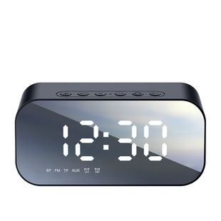 havit/havit M3 desktop heavy subwoofer stereo home mirror clock alarm clock wireless bluetooth speaker