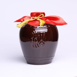 Pottery Ceramic Wine Bottle Small Wine Jar Wine Jug Antique 1 Jin 2 Jin 3 Jin 5 Jin 10 Jin Household Empty Wine Bottle