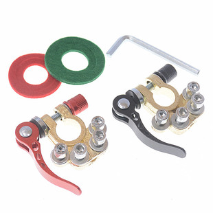 Thickened zinc alloy car battery pile head quick removal clip connector clip multi-port connection Terminal