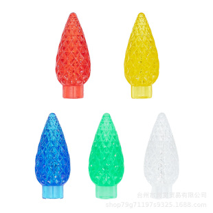 Nuts Pine Cone led Color Light String Accessories Plug-in Garden Indoor Solar Holiday Light Plastic Pointed Fruit Pendant