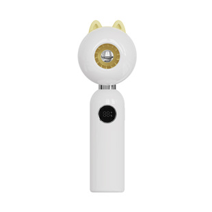 Новый мультфильм мини-небольшая ветряная пушка usb портативный портативный вентилятор умный цифровой дисплей высокоскоростной турбо вентилятор