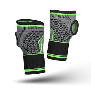Outdoor sports adult weightlifting fitness wrist protection pressurized breathable Palm non-slip wear-resistant knitted hand guard wholesale