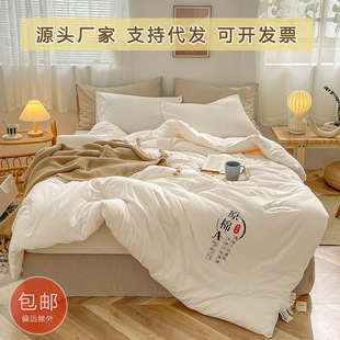Quilt quilt core raw cotton soybean quilt summer cool warm double soybean fiber winter quilt soft quilt core wholesale generation