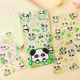 Yue Zhen Cute Paradise Series Flat Stickers Korean Style Cute Cartoon Hand Account DIY Goo Card Mobile Phone Shell Decoration