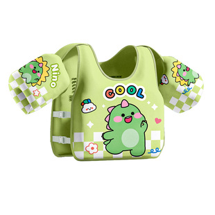 Spot children's buoyancy vest baby beginner swimming anti-drowning buoyancy jacket cartoon inflatable life jacket wholesale