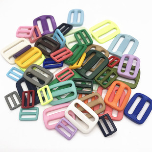 Button Accessories Nylon Three-gear Buckle Japanese Buckle Square Buckle Bag Clothes Adjustable Buckle Ribbon Accessories Buttons