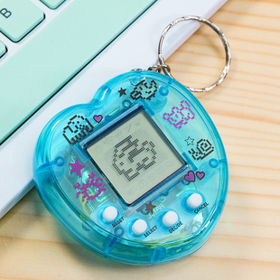 Cross-border Hot Love Pet Machine Children's Game Toy Virtual Pet Keychain Small Gift Pendant