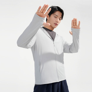 upf50 cool skin ice silk sunscreen clothing women's 2024 new summer lightweight jacket men's anti-ultraviolet breathable